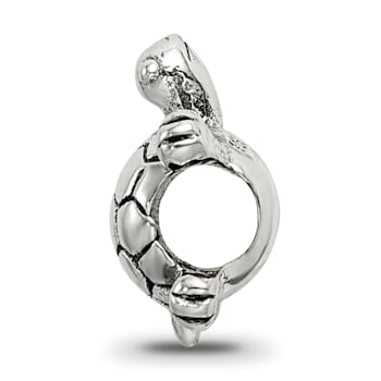 Sterling Silver Turtle Bead