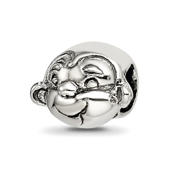 Sterling Silver Monkey Bead