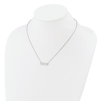 Cubic zirconia bar necklace store