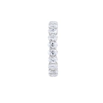 White Cubic Zirconia Platinum Over Sterling Silver Ring 3.60ctw