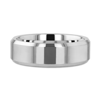 CORINTHIAN Beveled Tungsten Carbide Ring 7mm