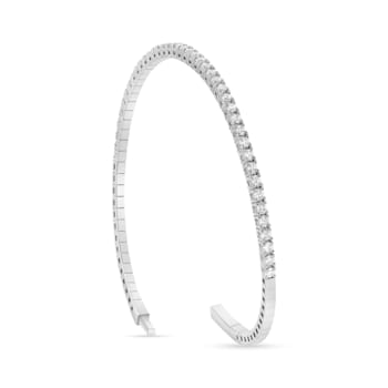 1.50ctw Diamond Flexible Bracelet in 14k White Gold