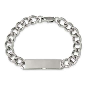 Stainless Steel Polished 8.5 Inch ID Bracelet
