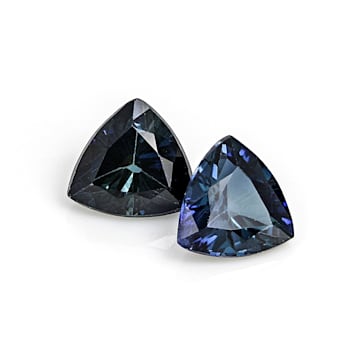 Sapphire 3.7mm Trillion Matched Pair 0.40ctw