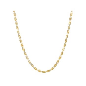 Pre-Owned 10k Yellow Gold 4mm Marquise 20 inch Chain