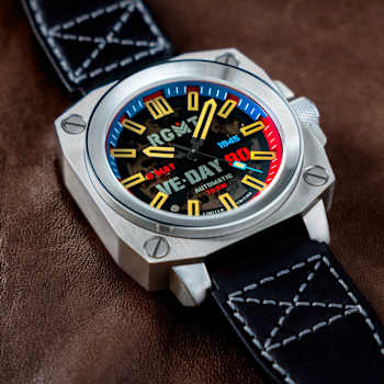 RGMT Altimeter Skeleton Automatic Ve-Day 80th Black Stainless Steel Band
Limiited Edition Watch