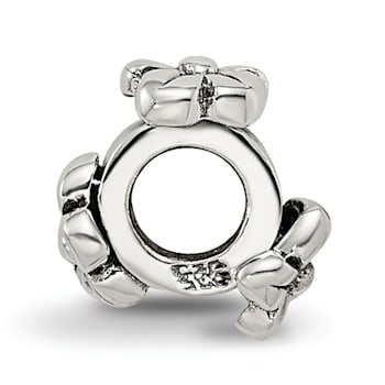 Sterling Silver Flowers Bead