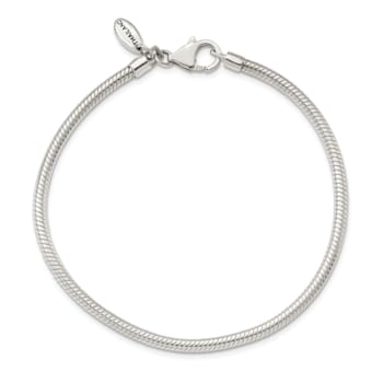 Sterling Silver Reflections Lobster Clasp Bead Bracelet