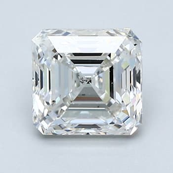 1.51ct White Square Octagonal Mined Diamond G Color, SI2, GIA Certified