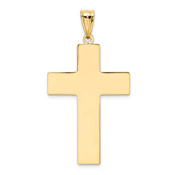 14k Yellow Gold Cross Pendant