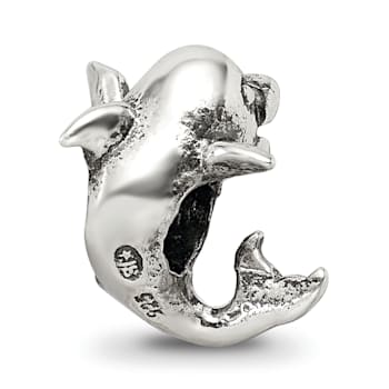 Sterling Silver Dolphin Bead