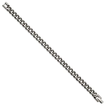 Titanium Polished 7.5mm Curb Chain
