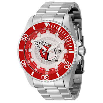Invicta MLB 47mm Red, White, White, Blue Dial Stainless Steel Band
Quartz Watch