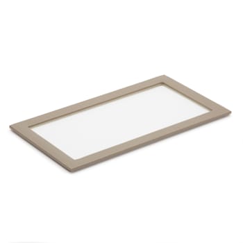 Vault Tray Gray Glass Lid