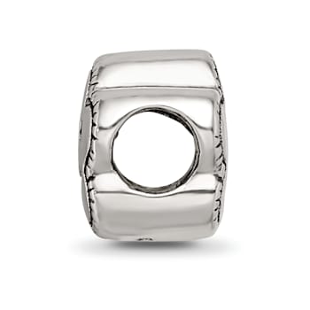 Sterling Silver Smiley Flower Bead