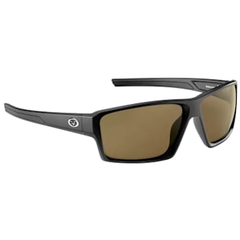 Flying Fisherman Windley Polarized Sunglasses Matte Black Frame/Amber Lens
