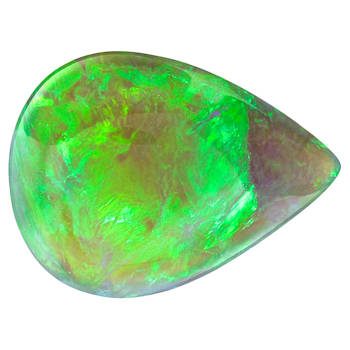 Ethiopian Opal 14.6x11mm Pear Shape Cabochon 3.71ct