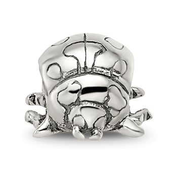 Sterling Silver Ladybug Bead