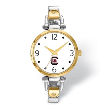 LogoArt University of South Carolina Elegant Ladies Two-tone Watch