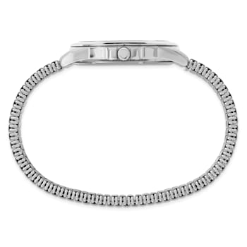 Men's Charles Hubert Titanium Black Dial Expansion Band Watch