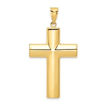 14k Yellow Gold Cross Pendant