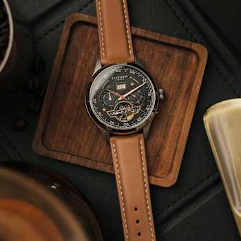 Thomas Earnshaw Baron Grand Date Calendar Open Heart Automatic