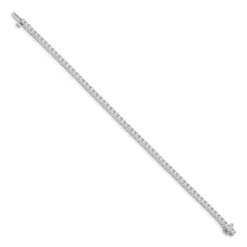 14K White Gold Lab Grown Diamond VS/SI GH, Tennis Bracelet