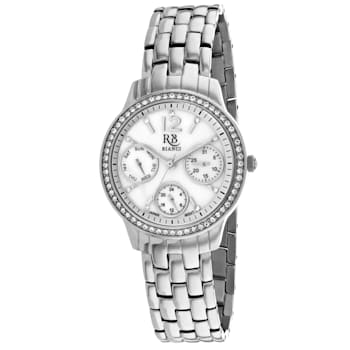 Roberto Bianci Women's Valentini White Dial, Stainless Steel Watch