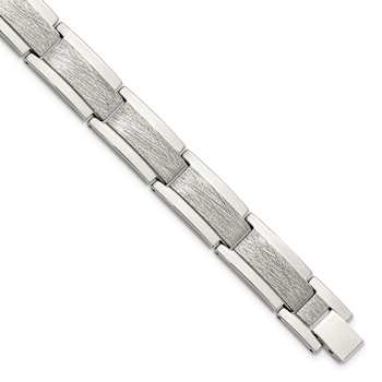 Tungsten Polished and Satin Bracelet