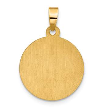14K Two-tone Gold St. Michael Medal Pendant