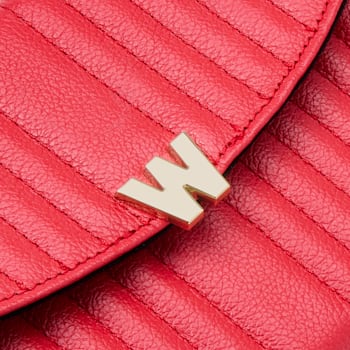 Mimi Red Crossbody Bag with Wristlet