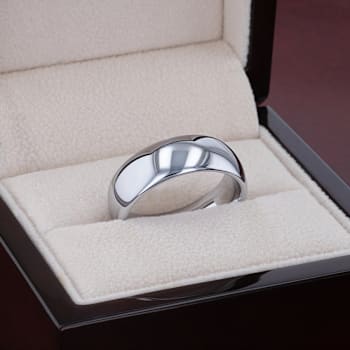 DOMINUS Domed Tungsten Carbide Ring 8mm