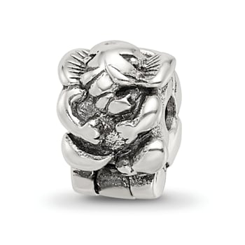 Sterling Silver Elephant Clip Bead