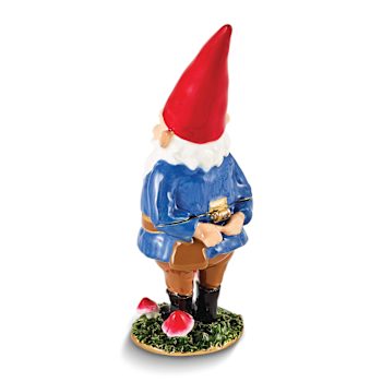 NIMBLE Gnome with Mushrooms Trinket Box
