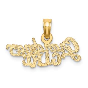 10K Yellow Gold GRANDMA'S GIRL Charm