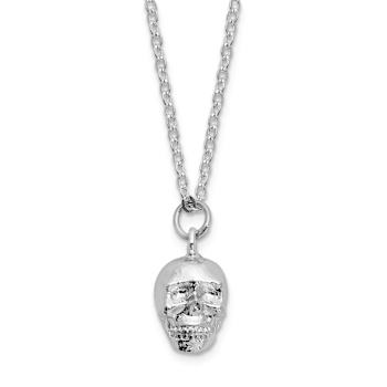 TREASURE TROVE Full Crystal Skull Trinket Box