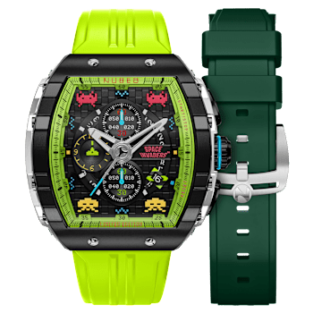 Nubeo Magellan Chronograph Space Invaders Green Stainless Steel Band
Limited Edition Watch