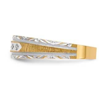 14K Yellow Gold AA Quality Mens Wedding Band
