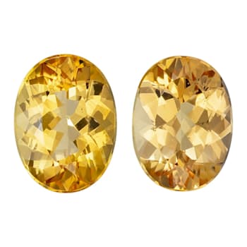 Precious Topaz 8x6mm Oval Matched Pair 2.86ctw