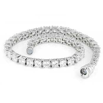 Classic CZ Tennis Bracelet In Sterling Silver