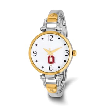 LogoArt Ohio State University Elegant Ladies Two-tone Watch