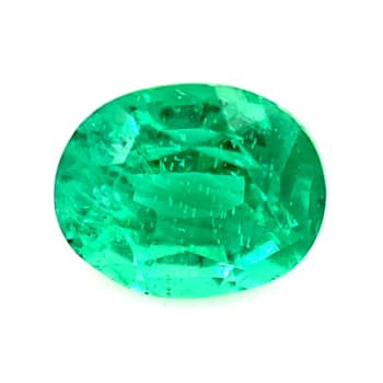 Madagascar Emerald 5.3x4.4mm Oval 0.55ct