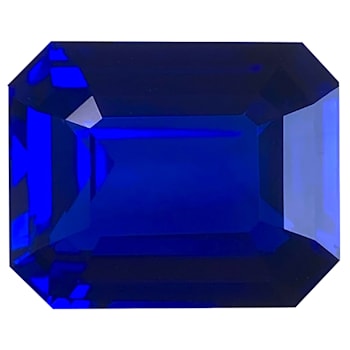 Sapphire Loose Gemstone 16.3x13.2mm Emerald Cut 17.01ct