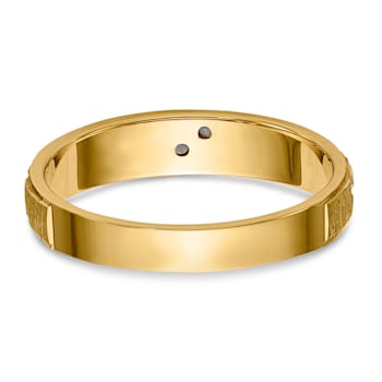 14K Yellow Gold AA Quality Ladies Wedding Band