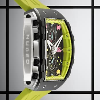Nubeo Magellan Chronograph Space Invaders Green Stainless Steel Band
Limited Edition Watch