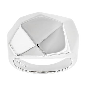 Sculptural Dome Statement Ring In Sterling Silver