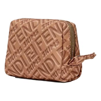 Fendi x Skims Nylon Sand Small Beauty Pouch