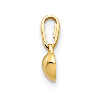 14K Yellow Gold Children's Heart Pendant
