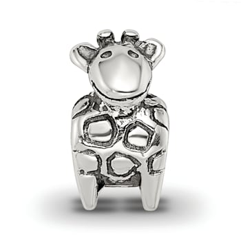 Sterling Silver Giraffe Bead