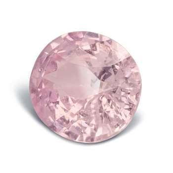 Pink Sapphire Unheated 6.6x5.9mm Oval 1.12ct